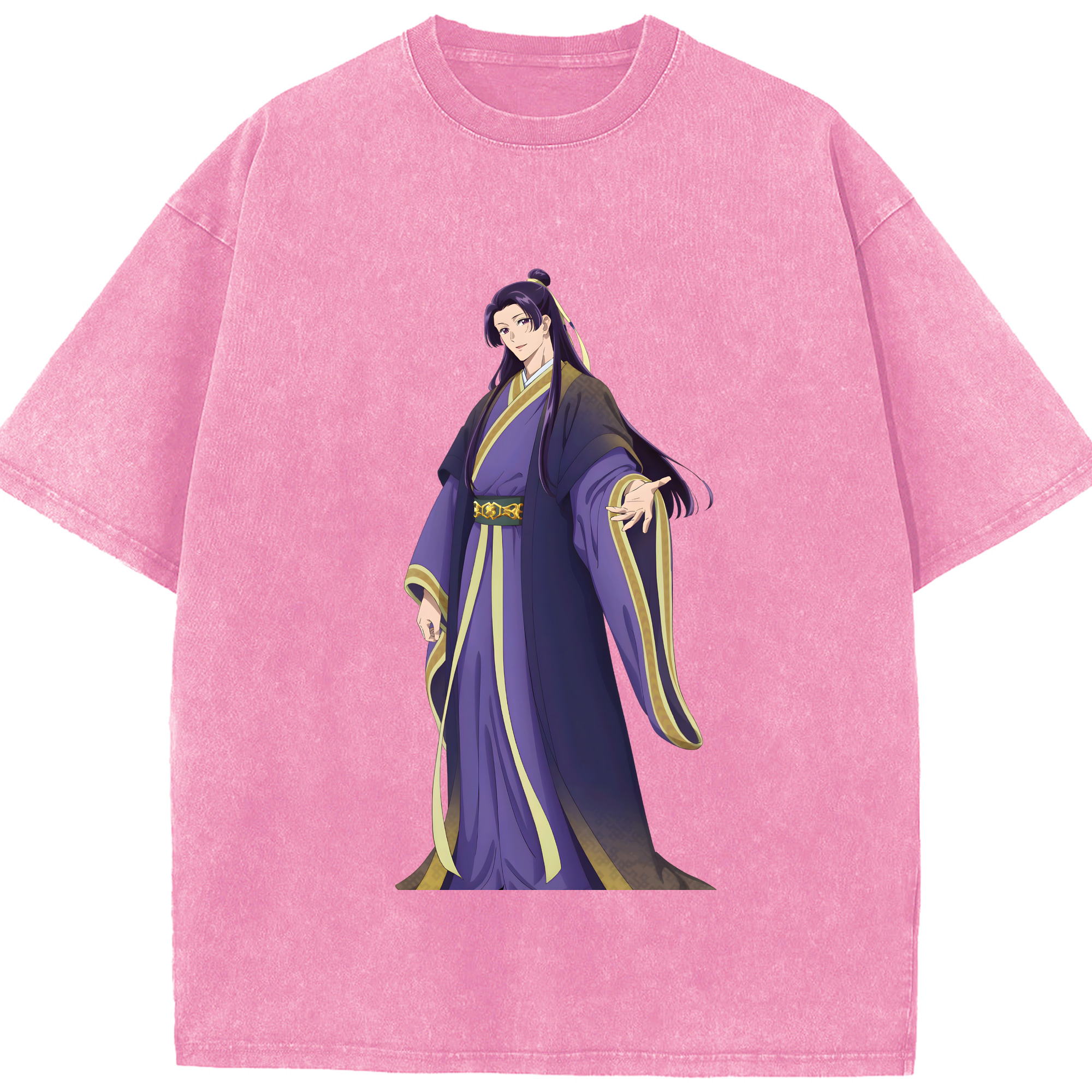 （画像用） 薬屋のひとりごと The Apothecary Diaries 綿100% ヴィンテージ風 半袖Tシャツ（フロントプリント）